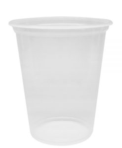 C1033-30oz PP Plastic Flat Rim Extra Wide Cold Cups (120mm) - 500 ct