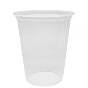 C1033-30oz PP Plastic Flat Rim Extra Wide Cold Cups (120mm) - 500 ct