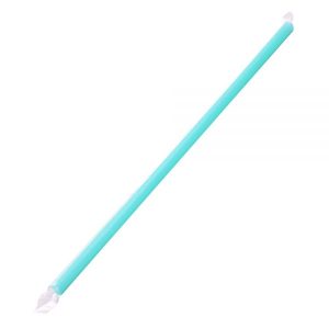 C9060s (AQUA)-Karat 9'' Boba Straws (10mm) Poly Wrapped - Aqua - 1,600 ct