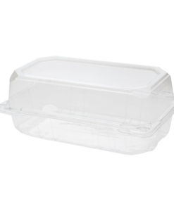 FP-HC95PET-1C-Karat 9" x 5" PET Plastic Hinged Containers - 250 ct