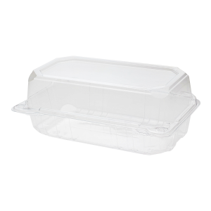 FP-HC95PET-1C-Karat 9" x 5" PET Plastic Hinged Containers - 250 ct