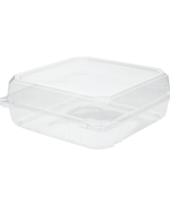 FP-HC99PET-1C-Karat 9''x9'' PET Plastic Hinged Containers - 200 ct