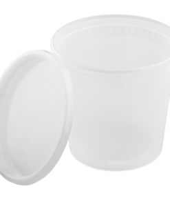 FP-IMDC24-PP-Karat 24oz PP Plastic Injection Molded Deli Containers w/lids (240 sets)
