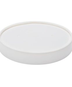 C-KDL96-PPRW-Karat Paper lid for 6-16 oz Gourmet Paper Cold/Hot Food Containers - 1,000 ct